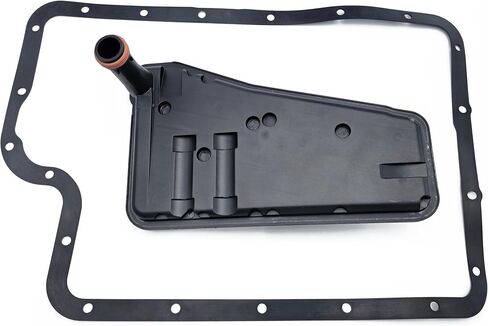 Automatic Transmission Filter Oil Pan Gasket Kit E40D 4R100 4WD Compatible with Ford 1989-2005 Expedition Bronco Excursion F-350 F-450 F250 F350 F450 Super Duty Navigator Replaces F6TZ-7A098-BB in Saudi Arabia