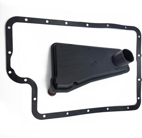 Automatic Transmission Filter Oil Pan Gasket Kit E40D 4R100 4WD Compatible with Ford 1989-2005 Expedition Bronco Excursion F-350 F-450 F250 F350 F450 Super Duty Navigator Replaces F6TZ-7A098-BB in Saudi Arabia
