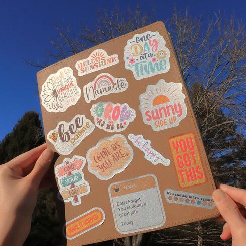300 Glitter Positive Affirmation Stickers by Puraesla, Stress Relief Motivational Sticker Pack, Encouraging Quotes, Confidence, Inspirational Mindset for Laptop, Water Bottles, Classroom,Vision Board in Saudi Arabia