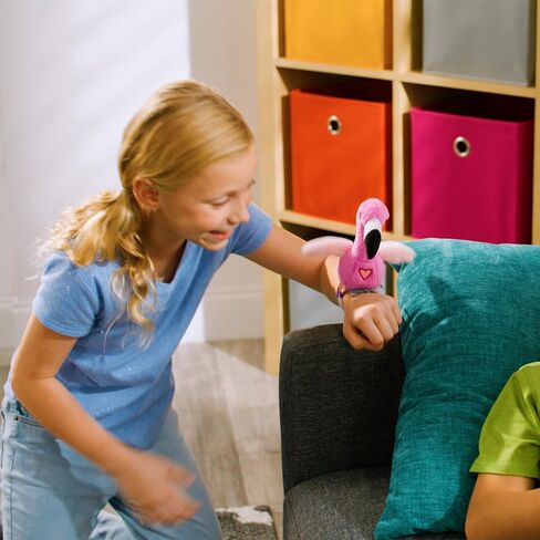 Birds 2 Pack - Toucan & Flamingo - Slap Bracelet Interactive Plush Toy Birds, They Chat-Sing-Mimic Each Other, Flap Wings, Kids 3+ in Saudi Arabia