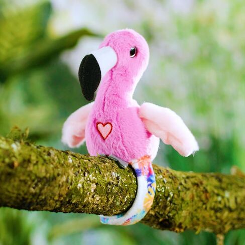 Birds 2 Pack - Toucan & Flamingo - Slap Bracelet Interactive Plush Toy Birds, They Chat-Sing-Mimic Each Other, Flap Wings, Kids 3+ in Saudi Arabia