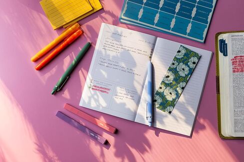 Mr. Pen Selah Mini Bible Journaling Kit – Church Notes Journal, 75 Bible Tabs, Bookmark, 2 Cross Pens, 2 Gel Highlighters, 2 Chisel Tip Highlighters & PrayerSticky Notes – Bible Study Gift Set in Saudi Arabia