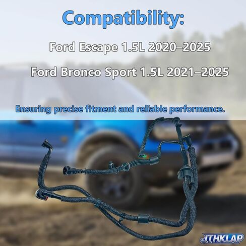 خرطوم خزان الوقود LX6Z-9D289-SJ متوافق مع Ford Escape 1.5L 2020-2025 & Bronco Sport 1.5L 2021-2025 استبدل LX6Z-9D289-B LX6Z-9D289-SB LX6Z-9D289-SD LX6Z-9D289-SE in Kuwait