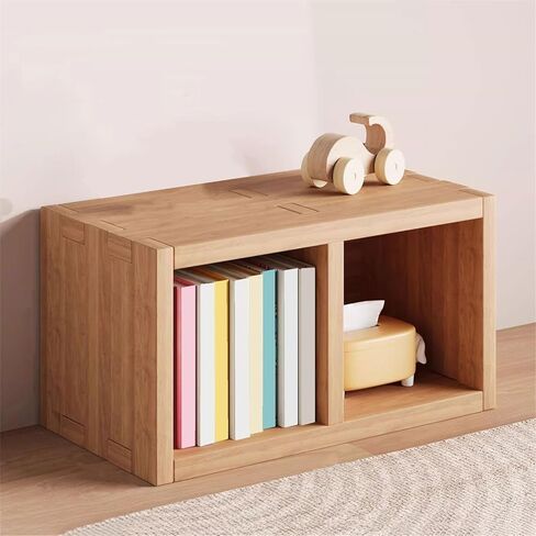 Bookcase Desk Shelf Organizer Wooden Small Bookshelf Display Stand for Office Decor Modern in Saudi Arabia
