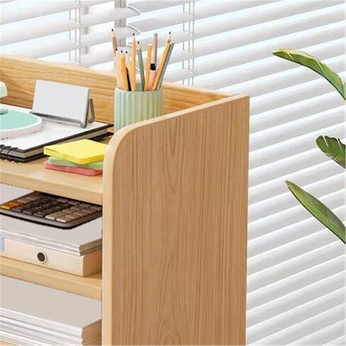 Bookcase Bookshelf with Drawer Home Tabletop Simple Open Storag Rack for Office Modern in Saudi Arabia