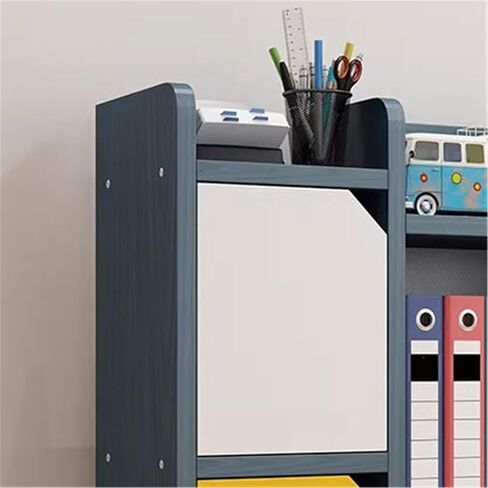 Bookcase Large Capacity Desktop Bookshelf Home Dormitory Density Board Organizer Rack Modern in Saudi Arabia