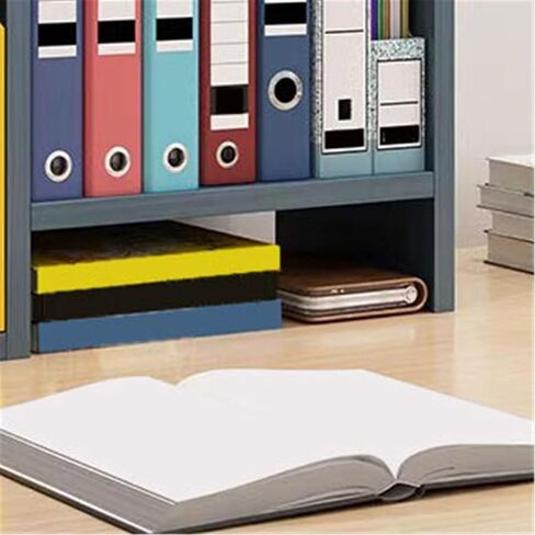 Bookcase Large Capacity Desktop Bookshelf Home Dormitory Density Board Organizer Rack Modern in Saudi Arabia
