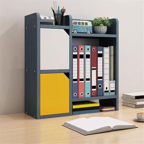 Bookcase Large Capacity Desktop Bookshelf Home Dormitory Density Board Organizer Rack Modern in Saudi Arabia