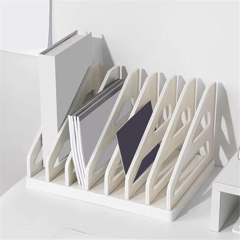 Bookcase Multi-partition Desktop Small Bookshelf File Storage Rack for Office Dormitory Modern in Saudi Arabia