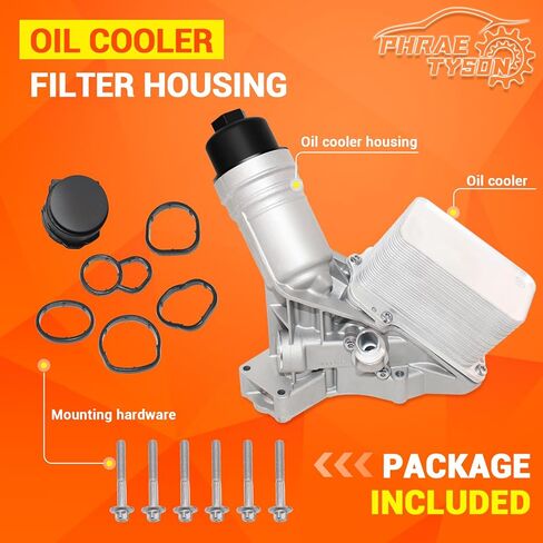 Upgraded Aluminum Oil Cooler Filter Housing Compatible with 2016-2018 BMW 340i/ 340i xDrive 2017-2020 440i/ 440i xDrive 2017-2019 540i/ 540i xDrive 2018-2019 BMW X3 3.0L Turbo 11428583895 in Saudi Arabia