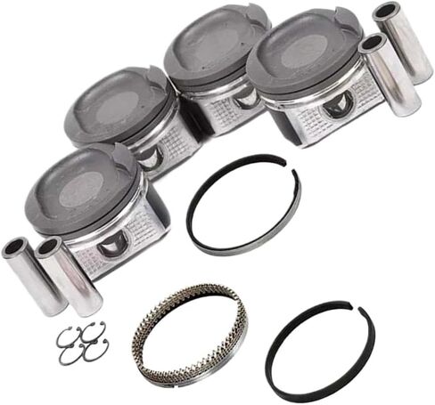 Piston And Rings Set 13101-0D040 13101-22140 Compatible With Celica GT MR2 1.8L 1ZZFE 4p Engine 00-08 88969051 in Kuwait
