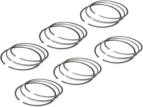 6 Set STD Piston Rings 65.02503-8047 65025038047 3.0x2.5x4.0mm Compatible With Doosan DL06 Engine in Kuwait
