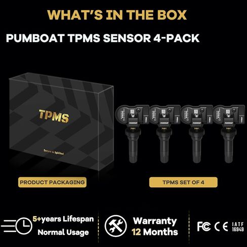 TPMS 433 ميجا هرتز مبرمج مسبقًا، مستشعر ضغط الإطارات يناسب ذاكرة الوصول العشوائي 1500 2010-2013|جيب رانجلر 2013-2021|جراند شيروكي 2010-2015|دودج جراند كارافان 2011-2022|شاحن 2009-2021/OE#56029398AB(4 قطعة/المجموعة) in Kuwait
