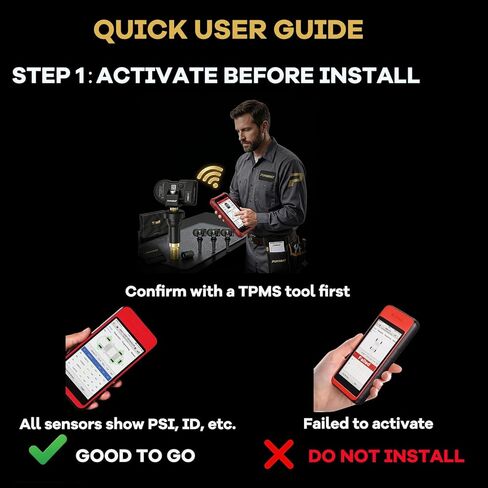 TPMS 433 ميجا هرتز مبرمج مسبقًا، مستشعر ضغط الإطارات يناسب ذاكرة الوصول العشوائي 1500 2010-2013|جيب رانجلر 2013-2021|جراند شيروكي 2010-2015|دودج جراند كارافان 2011-2022|شاحن 2009-2021/OE#56029398AB(4 قطعة/المجموعة) in Kuwait