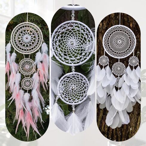 10 PCS Dream Catcher Rings, Metal Craft Hoops, Wedding Wreath DIY for Dream Catcher and Crafts Centerpiece Table Decorations for Making Wedding Wreath Decor and DIY Wall Hanging Crafts in Saudi Arabia