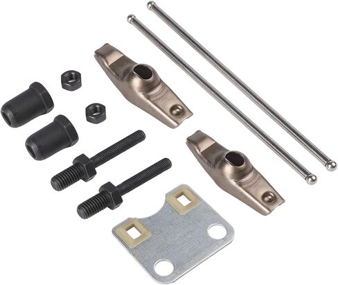Lawn Mower Valve Rocker Kit with Push Rod Guide Plate Compatible with for GX160 for GX200 Replacement Parts in Saudi Arabia