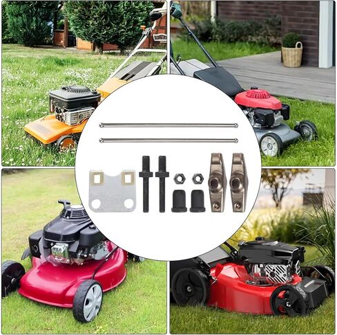 Lawn Mower Valve Rocker Kit with Push Rod Guide Plate Compatible with for GX160 for GX200 Replacement Parts in Saudi Arabia