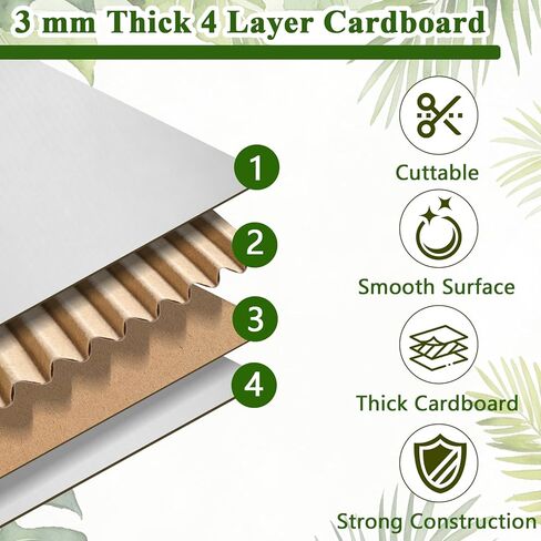 Yalumo Cardboard Diorama Box Kit, 2 Pack Diorama Box for Display, White Cardboard Project Supplies with Double Sided Tapes for DIY Crafts Toys School Projects Model Scenes, 13 x 8.7 x 8.3 Inch in Saudi Arabia