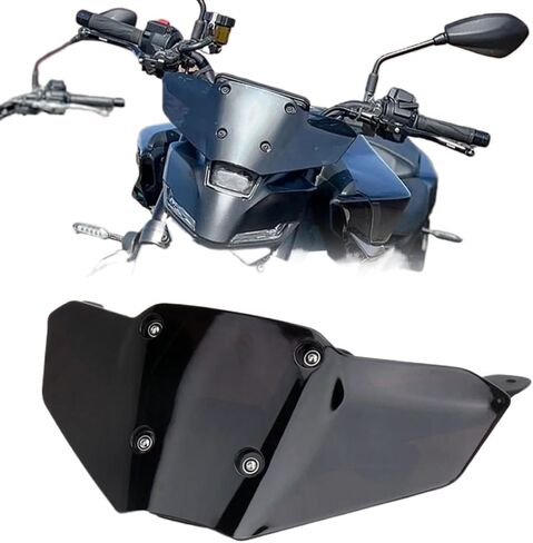 Motorcycle Windshield with Bracket Compatible with MT-09 2024 Models in Saudi Arabia