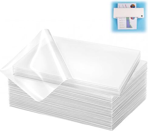 Feifeiya 200 Pcs Lamination Clear Thermal Laminating Pouches, 3 Mil, 12" x 18" Large Laminating Sheets Bulk, Menu Size, Office Supplies, Business Cards, Small Banners in Kuwait