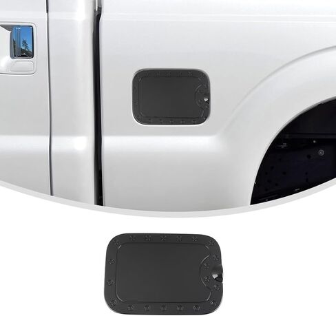 غطاء غطاء خزان الغاز Linskip متوافق مع Ford F250/F350/F450/F550 2011-2016، غطاء باب حشو الوقود، ملحقات خارجية كروم in Kuwait
