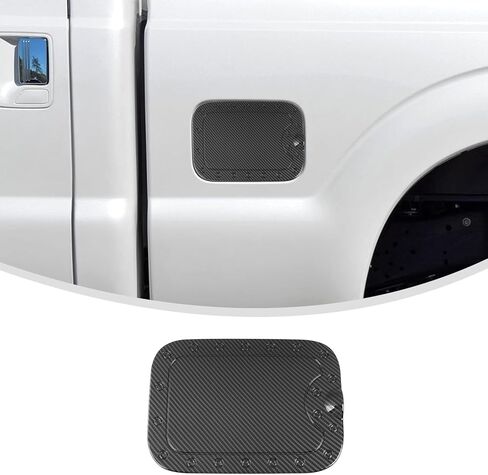 غطاء غطاء خزان الغاز Linskip متوافق مع Ford F250/F350/F450/F550 2011-2016، غطاء باب حشو الوقود، ملحقات خارجية كروم in Kuwait