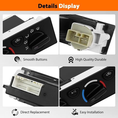 A/C Heater Climate Control Assembly Compatible with Toyota 4Runner 2001 2002,for Toyota Tacoma 2001 2002 2003 2004 AC Heat Temp Climate Control Panel Module Replace 88650-35121,8865035121 in Saudi Arabia