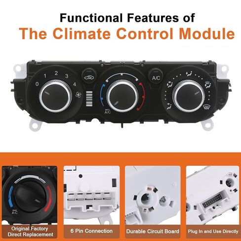CM5T-19980-CE AC Heater Climate Control Module Compatible with Ford Focus 2012-2014 2.0L L4 Fit for Ford Escape 2013-2016 1.6L 2.0L 2.5L L4 CM5T-19980-AE in Saudi Arabia
