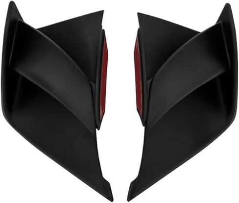 Fixed Wind Wing Aerodynamic Fairing Compatible with GSX R1000 R GSXR1000 2017 2023(Matt Black) in Saudi Arabia