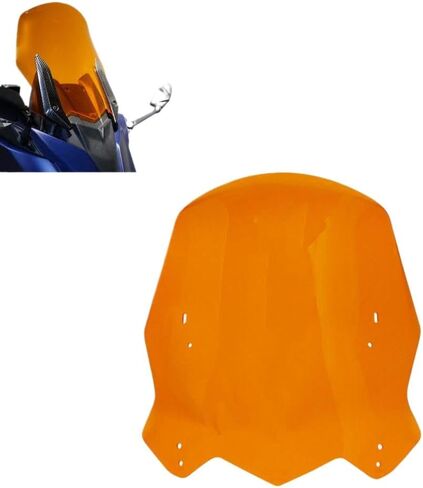 Motorcycle Front Orange Fairing Windshield Compatible with T-MAX TMAX 530 2017 2018 2019 2020 in Saudi Arabia