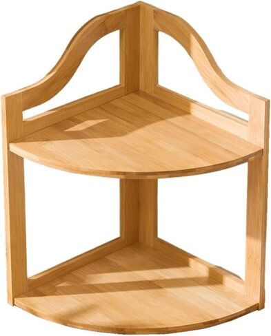 Bookcase Desk Simple Small Bookshelf Home Two Layers Corner Storage Rack Modern in Saudi Arabia
