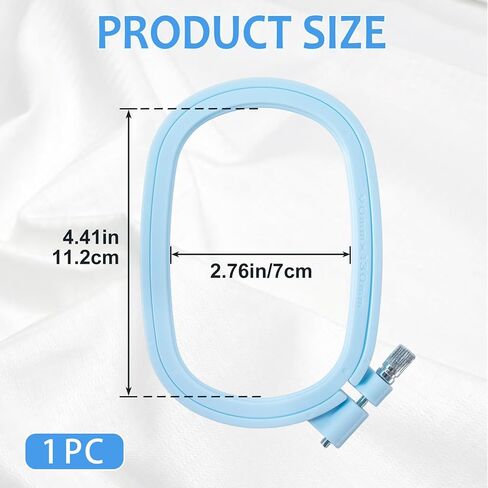 Lekgavd Large Square Embroidery Hoop, ABS Plastic Cross Stitch Hoop and Frames, Embroidery Frame Cross Stitch Supplies for DIY Sewing Needlework Art Crafts in Saudi Arabia
