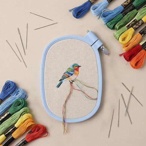 Lekgavd Large Square Embroidery Hoop, ABS Plastic Cross Stitch Hoop and Frames, Embroidery Frame Cross Stitch Supplies for DIY Sewing Needlework Art Crafts in Saudi Arabia