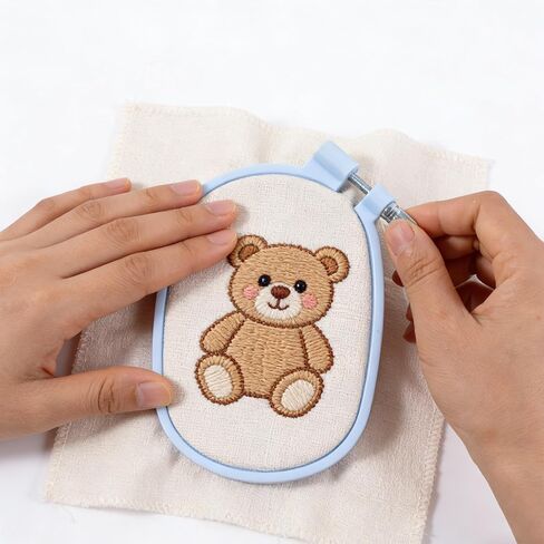 Lekgavd Large Square Embroidery Hoop, ABS Plastic Cross Stitch Hoop and Frames, Embroidery Frame Cross Stitch Supplies for DIY Sewing Needlework Art Crafts in Saudi Arabia