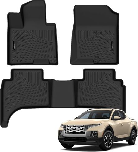 Auxko All Weather Floor Mat & Cargo Mat Fit for 2026 2025 2024 2023 2022 Hyundai Tucson Hybrid(Not PHEV) TPE Liner Tucson Accessory Set All Season Odorless Anti-Slip Floor Liner in Saudi Arabia