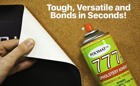 6 Cans of Polymat 777 Foam Speaker Box Carpet Car Auto Liner and Fabric Spray Glue Adhesive in Saudi Arabia
