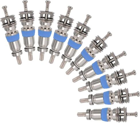 50 Pack Valve Cores for R410 R32 R22, High Pressure HVAC Valve with Teflon Seal, Replacement Part for Air Conditioning and Refrigeration Systems in Saudi Arabia
