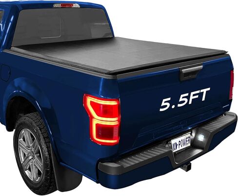 غطاء سرير KD-Power F150 مقاس 5.5FT متوافق مع غطاء تونو لسرير الشاحنة الناعم ثلاثي الطي 2015-2026 Ford F150 in Kuwait