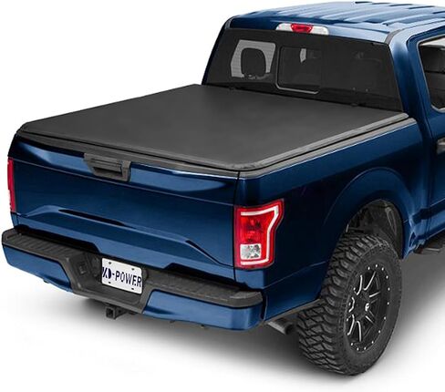 KD-Power F150 5.5FT Bed Cover Compatible with 2015-2026 Ford F150 Soft Tri-fold Truck Bed Tonneau Cover in Saudi Arabia