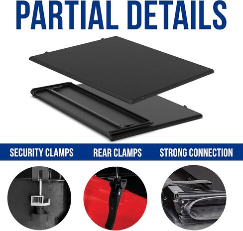 KD-Power F150 5.5FT Bed Cover Compatible with 2015-2026 Ford F150 Soft Tri-fold Truck Bed Tonneau Cover in Saudi Arabia