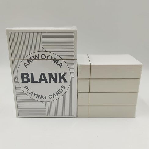 Blank Playing Cards, 216PCS Poker Size Blank Game Cards (2.5" x 3.5"), Printable & Writeable White Blank Index Cards for DIY Board Games, Flash Cards, Artist Trading Cards and School Supplies in Saudi Arabia