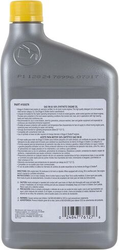 Briggs & Stratton SAE 5W-30 Synthetic Small Engine Motor Oil - 32 Oz. 100074 in Kuwait