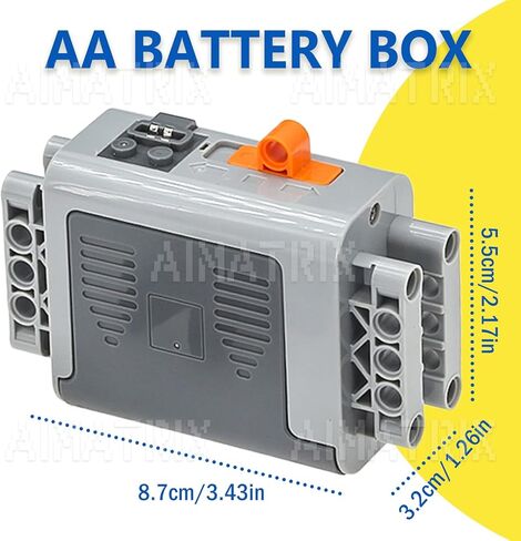 Power FuntionSset 5pcs Motor Kit，Servo-Motor&L Motor,AA-Battery-Case,Remote Control Set,Compatible with L Brand in Saudi Arabia