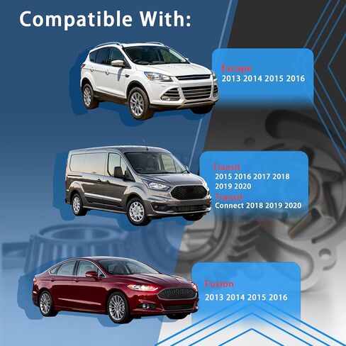 مقبض ناقل الحركة الأوتوماتيكي مع زر متوافق مع Ford 2013-2016 Escape | 2013-2016 فيوجن | 2015-2020 العبور | 2018-2020 Transit Connect، يستبدل DG9Z-7213-EA DG9Z 7213-AA، غير لامع in Kuwait
