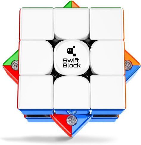 Swift 3x3 Super Maglev Speed Cube, [Super] Swift Block 2026 Flagship - 76 Magnets & Patented Core, UV Coated Professional 3x3x3 Puzzle, Premium STEM Toy Gift in Saudi Arabia