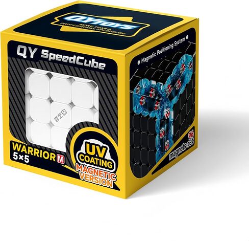 LiangCuber QY Toys Speed Cube 5x5 Magnetic UV Coating – 59mm High-Performance Puzzle Cube 5x5x5 Stickerless in Saudi Arabia