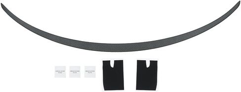 Dermon Rear Spoiler Wing for Tesla Model 3 2017-2023 ABS Carbon Fiber Style Sporty Rear Trunk Lip Automotive Accessories Adhesive No Drill in Saudi Arabia