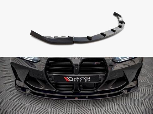 Maxton Design Front Bumper Lip V.3 Spoiler Compatible with BMW M4 G82 / M3 G80 (2021 -) in Saudi Arabia