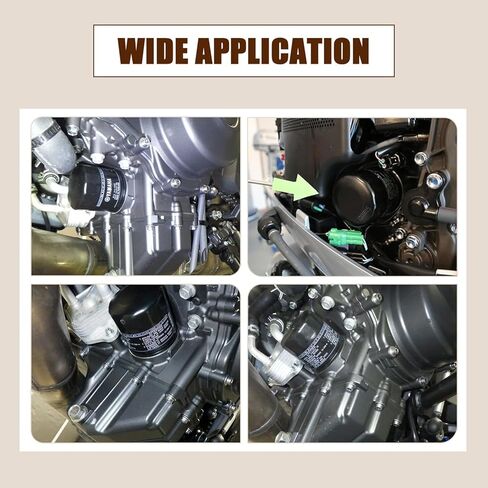 فلتر الزيت 5GH-13440-50-00 5GH-13440-60-00 5GH-13440-20-00 متوافق مع 2000-2015 Ya-ma-ha YZF-R1 YZF-R1M ZF-R6 YZF-R6S9 (عبوتان) in Kuwait