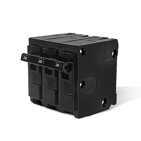 Q320 Replacement 20 Amp 3 Pole Breaker | Compatible with Siemens EQ, PL & ES Load Centers | 120/240V Thermal Magnetic Circuit Breaker in Saudi Arabia
